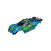 Traxxas karoséria zelená: Rustler 4x4 VXL