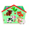 Djeco Vkladacie puzzle so zvukom Zvieratká pri dome