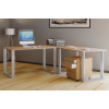 VCM VCM Rohový stôl Lona 190x130x50 U-nohy, dub sonoma