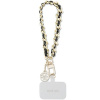 Univerzálne puzdro na ruku Guess GUOUCHSAMC4K - Black Saffiano Chain 4G Charm (Univerzálne puzdro na ruku Guess GUOUCHSAMC4K - Black Saffiano Chain 4G Charm)
