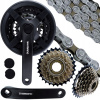 SET SHIMANO kľuka 48T pomalá reťaz 3X6