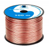 Cabletech Dvojlinka 2x2,0mm transparentný kábel, 100m rolka, MCKAB000034