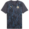 Puma Olympique de Marseille Pre Match Shirt Adults Grey/Gold L
