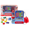 LEAN Toys Detská pokladnica so skenerom a kalkulačkou 21 kusov
