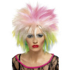 Parochňa - 80s ROCKSTAR - blond s viacfarebným melírom dlhá 30cm