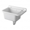 Aqualine Plastová závesná výlevka s úložným priestorom 50 x 34 cm, biela PI5050