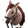 Koník na tyči Hobby Horse Skippi A3 gaštanový koník pre deti