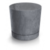 PROSPERPLAST Kvetináč TUBO P BETON EFFECT 17,8cm marengo