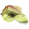 98161c08pb01 Yellowish Green Dinosaur Head Tyrannosaurus rex with Pin (Žlutozelená hlava dinosaura Tyrannosaurus rex se špendlíkem)