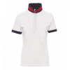 PAYPER MEMPHIS LADY 000080-0027 / Dámska polokošeľa s krátkym rukávom - biela/červená/modrá S