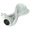 Solight PS16 predlžovací kábel 230V 1x zásuvka 10,0m biely PS16