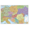 STIEFEL Podložka pod lakeť, obojstranná, STIEFEL „Mapa sveta/ Stredná Európa automobilová mapa“ Stiefel