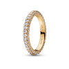 PANDORA prsten s jednou řadou pavé 50 162627C01-50