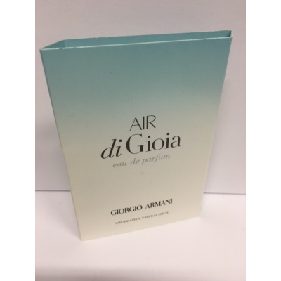 Giorgio Armani Acqua di Gioia AIR, Vzorka vone pre ženy