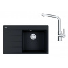 Franke Sety Kuchynský set G250O, fragranitový drez CNG 611-78 TL/7 a batéria FS 3230.031, ónyx/chróm 114.0700.685