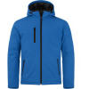 CLIQUE Bunda Padded Hooded Softshell Men, pánská COT67095245002-royal blue M Modrá královská