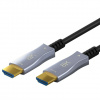 Kábel HDMI M/M 50m, Ultra High Speed+Eth, 8K@60Hz, HDMI 2.1, čierny, jednosmerný, aktívny, optický