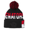 Outerstuff Dětská zimní čepice Ottawa Senators NHL Faceoff Jacquard Knit