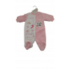 Dojčensky overal - PAJACYK VENTITA 74 biela, ružová (Teddy Bear Cubic Spyofters 74)
