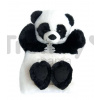 Plyšová panda na bábkové divadlo Panda Puppet Histoire d’ Ours čierno-biela 25 cm od 0 mes HO2595