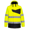 PORTWEST HI-VIS PW265 / Reflexná bunda do dažďa - HV žltá/čierna L