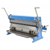 Kombinovaný stroj na plech 1015 - nůžky-stáčečka-ohýbačka plechu, 3 v 1, 1015 mm, 2 ovládací kliky, 240 kg (HBM Machines)