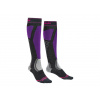 Dámske podkolenky Bridgedale Ski Easy On Women’s Graphite / Purple L (41-43EU)