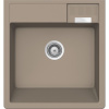 SCHOCK Kallio M-100 Cristadur modulový drez, s excentrom, horná montáž, 598 x 630 mm, Twilight, KALM100MTWI