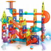 Magnetické kocky click4TOYS Svietiace magnetické kocky Guličková Dráha 110 prvkov Kulodrom 110