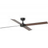 FARO Barcelona | FARO 34356WT - Stropný ventilátor RUDDER L hnedá/čierna pr. 132 cm WT + DO | FA34356WT