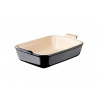 Le Creuset - tradičná zapekacia misa obdĺžniková 32 x 24 cm čierna lesklá - veľká