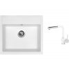 Set Sinks SOLO 560 Milk + batéria Sinks MIX 3 P Milk