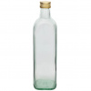 Fľaša sklo 1000ml MARASKA s viečkom