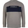 O'Neill LM CLUB CREW SWEATSHIRT sivá,čierna,biela Pánska mikina S