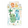 JERRY FABRICS Obliečky do postieľky Dino 02 Bavlna, 100/135, 40/60 cm
