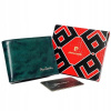 Peňaženka - Pierre Cardin Wallet Prírodná koža modrá, zelená 8806 Tilak12 F Nebesá - Pánsky produkt (Pánska súprava kožená peňaženka Beltimore Belt)
