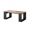 Cama Meble Konferenčný stolík WOOD, dub wotan/antracyt