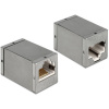 Delock RJ45 sieťový adaptér CAT 6 [1x RJ45 zásuvka - 1x RJ45 zásuvka] 0 m sivá; 86250