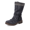Dámske čižmy RIEKER Z4755-00 čierna W5 38