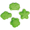 Bigjigs Toys Silikónové formičky zelene Meadow