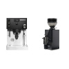 Rancilio Silvia PRO X, black + Eureka Mignon Zero 55s, BL black