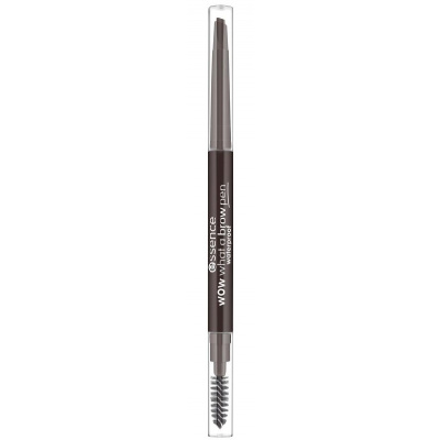 Essence Wow What a Brow Vodoodolná ceruzka na obočie s kefkou 04 Black-Brown 0,2 g