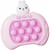 ZRUČNOSTNÁ HRA POP IT ZAJAC RUŽOVÝ POPIT PUSH ANTISTRESOVÁ SENZORICKÁ