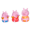 TOMY Toys Prasiatko Peppa Mamička prasiatka, Peppa a George Hračka do kúpeľa pre batoľatá