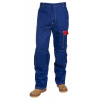 Ohnivzdorné bavlněné svářecí kalhoty, modré Fire Fox™ | 33-2600 L