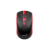 Genius ECO-8150 Myš, bezdrátová, optická, 1200DPI, 4 tlačítka, Copilot, 2,4GHz, USB-A dongle, USB-C nabíjení, černo-červená 31030045401