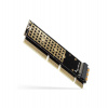 AXAGON PCEM2-1U, PCIe x16/x8/x4 - M.2 NVMe M-key slot adaptér, 1U (PCEM2-1U)