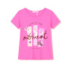 Dievčenské tričko - KUGO FL1207, sýto ružová Farba: Ružová tmavšia, Veľkosť: 116