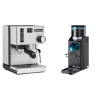 Rancilio Silvia E + Rancilio Rocky Doserless, čierna