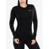 Funkčné tričko dámske Salewa Cristallo Warm Amr L/S Tee - black out